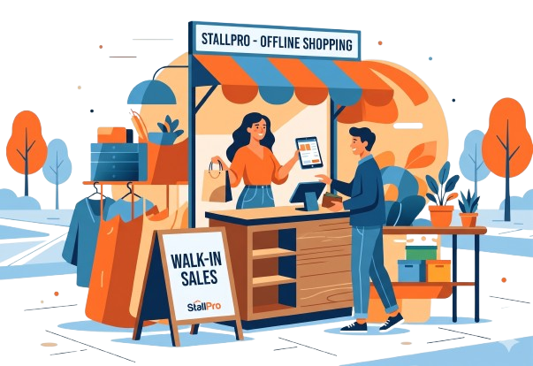 Stallpro Offline Shopping & Walk-in Sales
